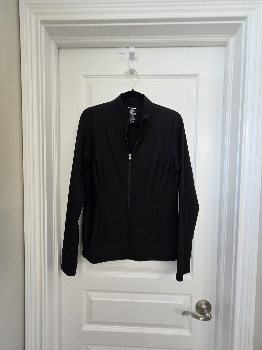 Kinesis Black Full Zip Active Jacket Women’s Athletic Workout